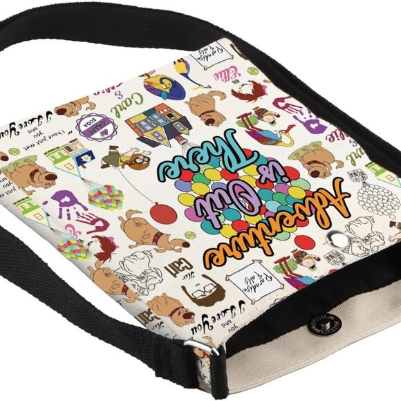 Adventure Is Out There Crossbody Bag Polyester Travel Gift for Fans - Picture 6 of 7